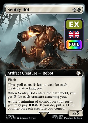 Sentry bot xpip 899 - bot, foil