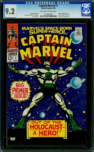Captain marvel cgc - cgc, 9.2